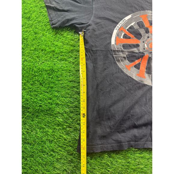 Forgiato VLONE V Logo T-Shirt Men’s Medium Black Orange Graphic Tee Made in USA - Picture 5 of 9
